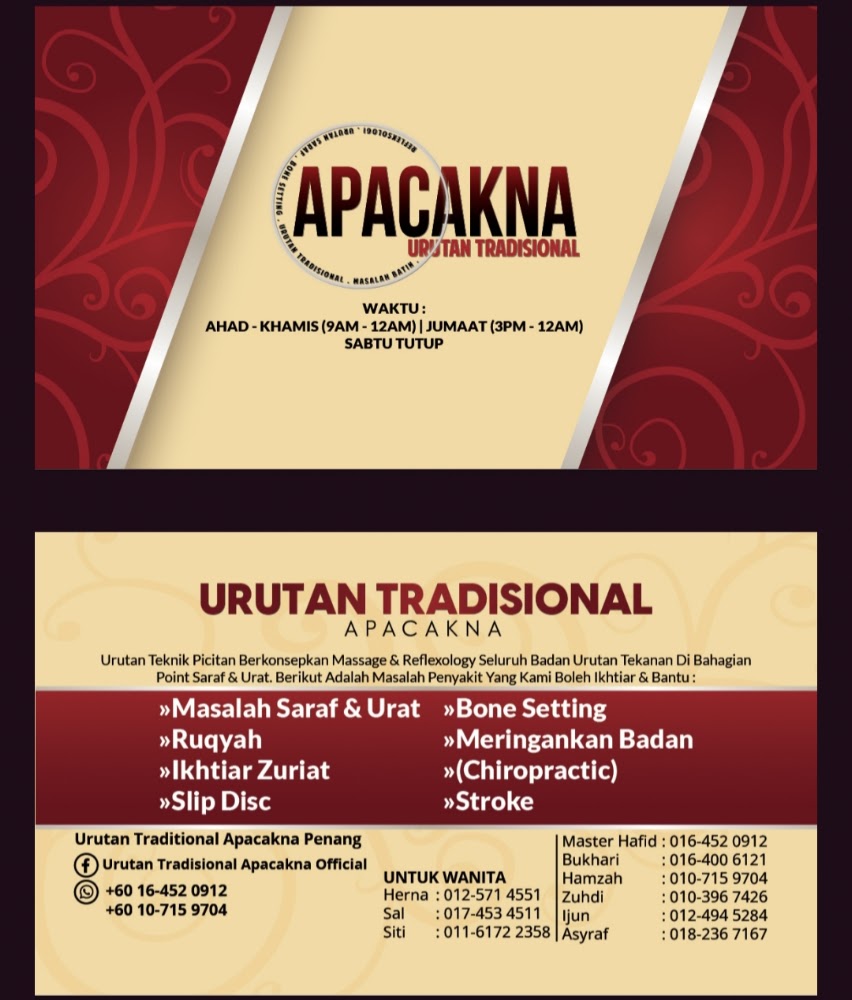 APACAKNA URUTAN TRADISIONAL